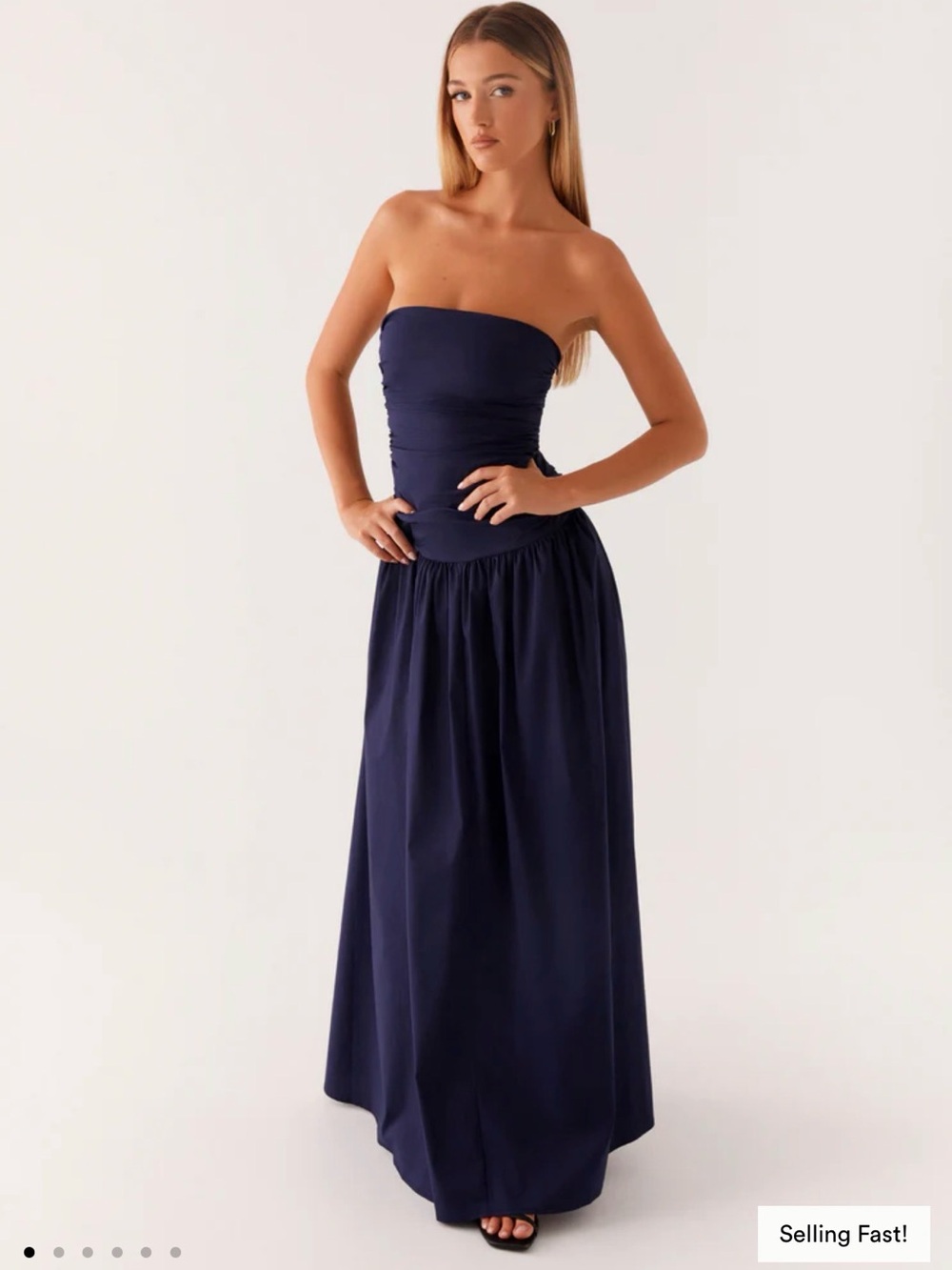 Peppermayo Carmel Maxi Dress in Navy